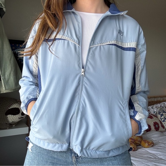 Wilson Jackets & Blazers - Light Blue Wilson Zip Up Lined Jacket